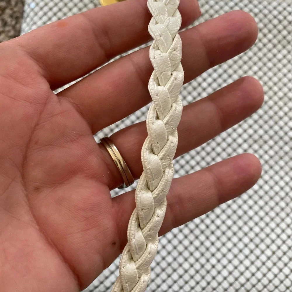 Vintage White Mesh Purse - Picture 8 of 8